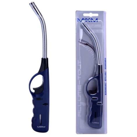 Accendigas/Accendino ricaricabile con becco flessibile - Mod. Flexible Long