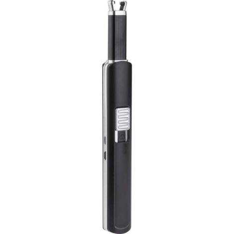 Accendino Elettronico Ricaricabile TFA Dostmann Nero Argento