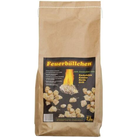 Accendino palla di fuoco EiFi 4321901, 2,5 kg, 200 pezzi