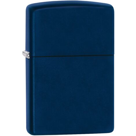 Accendino Zippo® Classic Matte Navy 239, Accendino Antivento Ricaricabile Zippo, Realizzato in Metallo con Caratteristico click Zippo, Color Blu Scuro, Made in USA, Ottima Idea Regalo