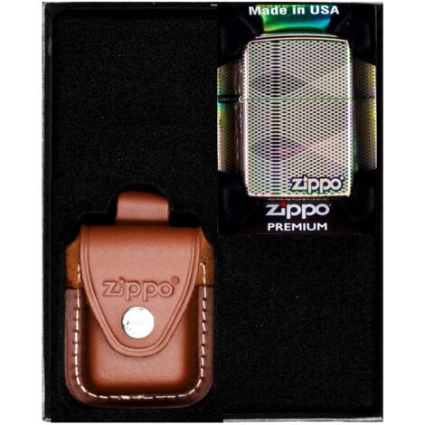 Accendino ZIPPO ILLUSION LINE PATTERN DESIGN Set regalo n. 2