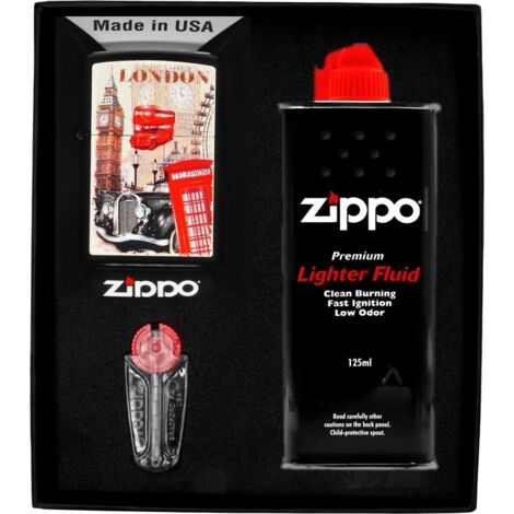 Accendino ZIPPO LONDON DESIGN Set regalo n. 1
