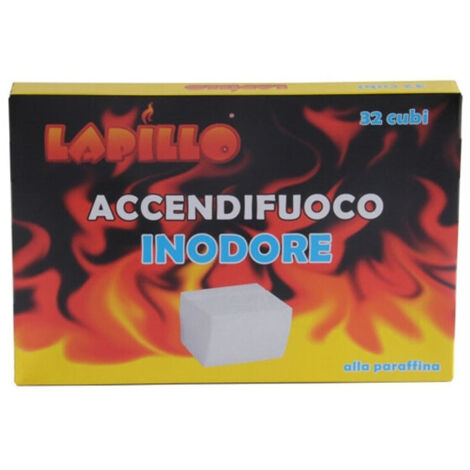 Accenditore Cubetti Pz 32 Paraffina Lapillo 07549