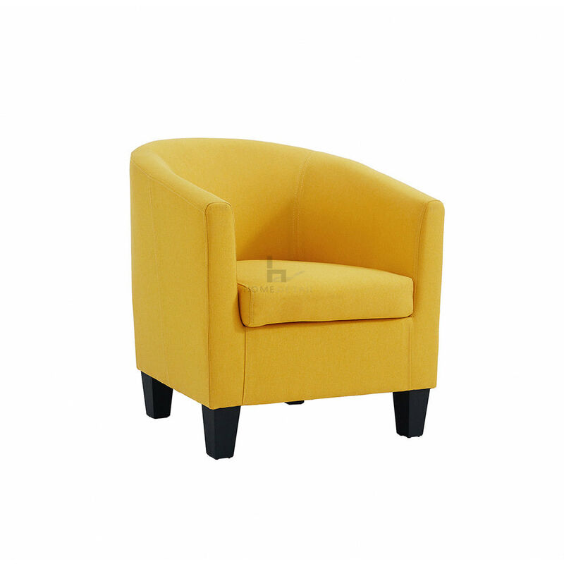 Accent Tub Chair, Mustard fabric