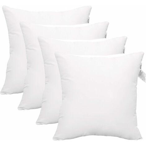 ACCENTHOME Coussins de Remplissage 40 x 40 cm (Lot de 4) - Inserts d'oreiller - Oreillers intérieurs