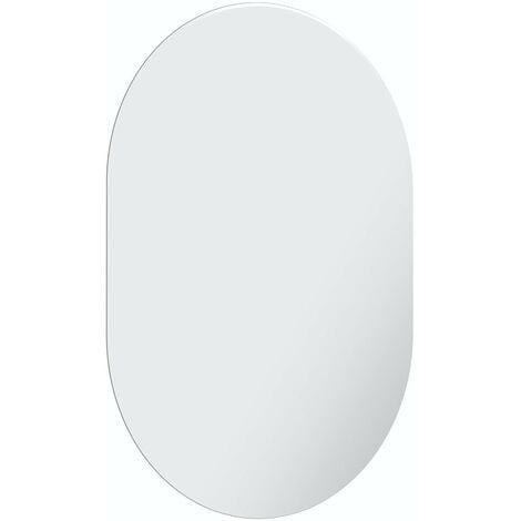 main image of "Accents bevelled edge oval mirror 70 x 50cm"