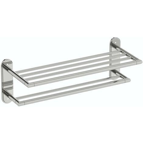main image of "Accents Options contemporary towel shelf"
