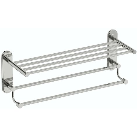 main image of "Accents Options traditional towel shelf"