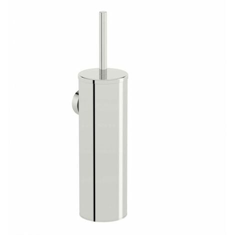Accents Options wall mounted stainless steel toilet brush holder - Silver