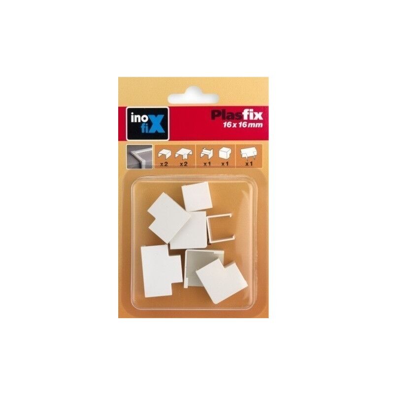 

Canaleta Electricidad 16X16Mm Pvc Blanco Accesorios - Inofix