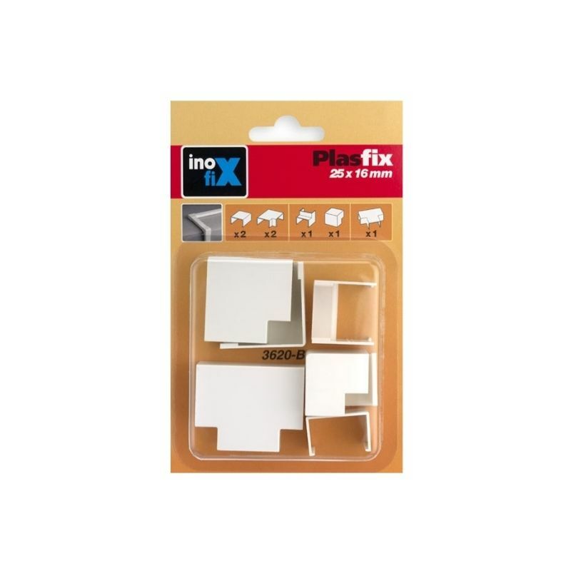 

Canaleta Electricidad 25X16Mm Pvc Blanco Accesorios - Inofix