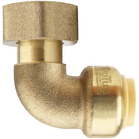 Accesorio de codo hembra de latón ø16 Toutub - BOUTTÉ F 15x21 mm