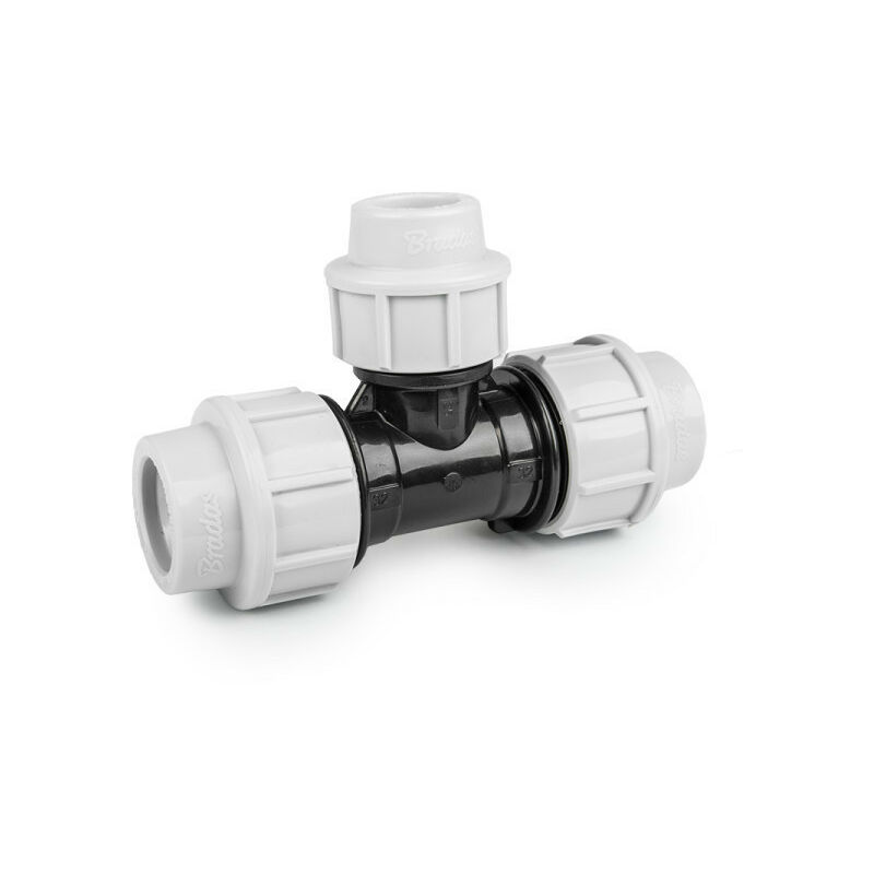 

Lem Select - Accesorio de compresión Te reducida PN16 para tubería de PE 32-25-32 mm