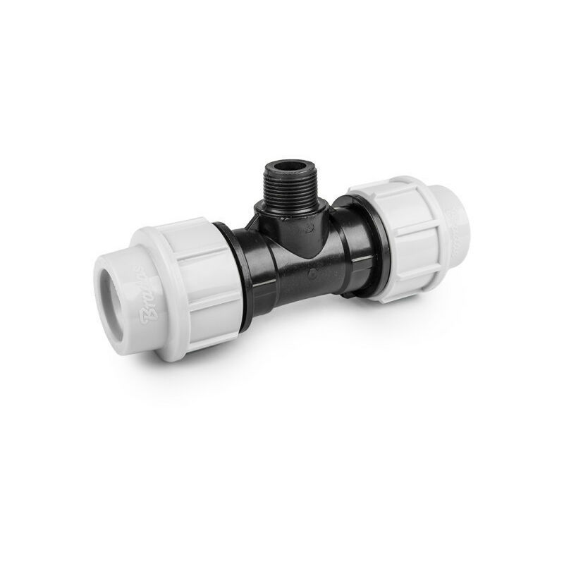 

Accesorio de compresión Te roscada macho 90 ° PE 25mm / GZ 3/4 '(Juego de 2)