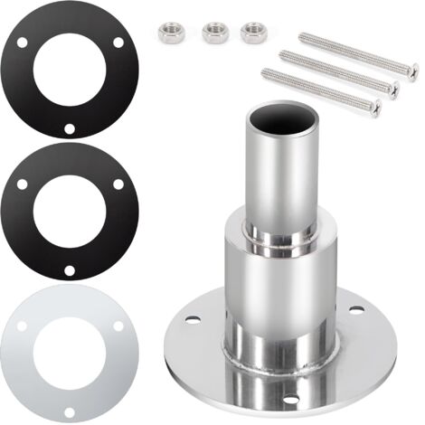 Accesorio de escape para calentador diésel de 24 mm, de acero inoxidable 316, para escape a través del casco para calentador de estacionamiento diésel, barco, automóvil, camión, cabezal recto