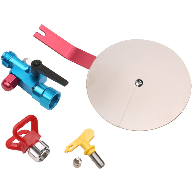 

Happyshopping - Accesorio de guia de pulverizacion universal de 7/8 pulgadas, para pulverizador de pintura sin aire Wagner, con deflector