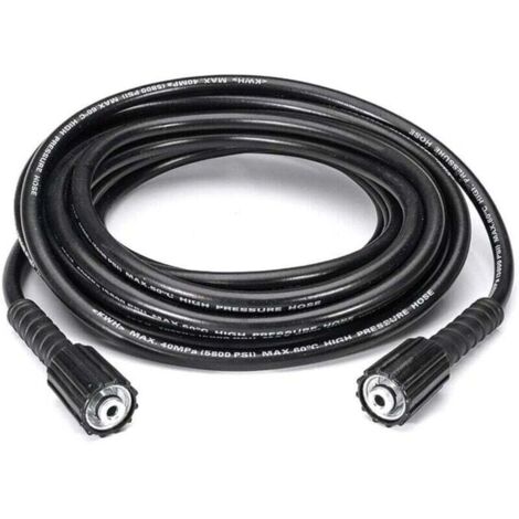 Accesorio de manguera de lavado de alta presión M22 de 6M para pistolas de agua de alta presión, mangueras de alta presión, accesorios de lavado para rosca hembra trenzada M22-14 mm estándar de Kärche
