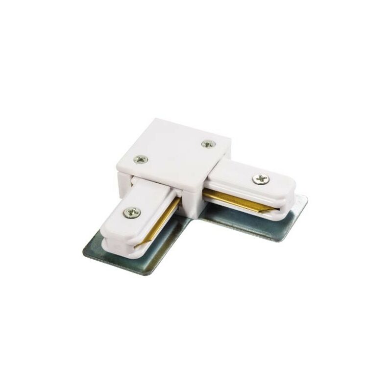 

Accesorio de unión en L blanco para carril de 2 Núcleos