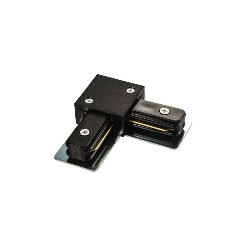 

Accesorio de unión en L negro para carril de 2 Núcleos