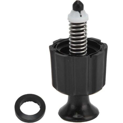 Accesorio de válvula de seguridad automática de PP para válvula de alivio de presión para pulverizador de mochila de 3 l, 5 l y 8 l, color negro.