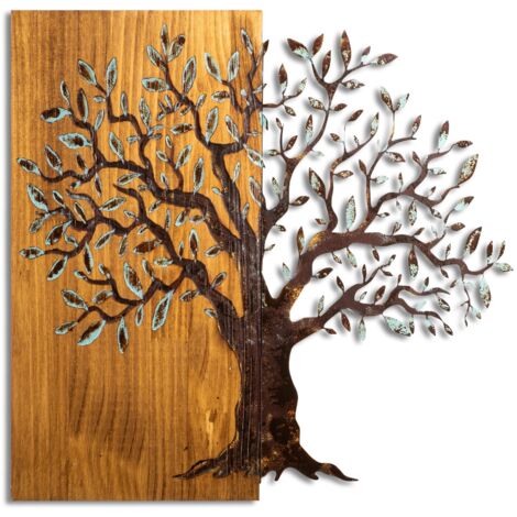 Accesorio decorativo de pared de madera Accessory Multicolor