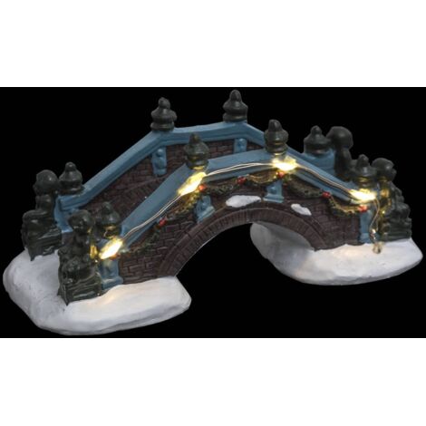 Pueblo De Navidad Cubiertas De París Y Fuente Animado 36 LED Transformador | Leroy Merlin