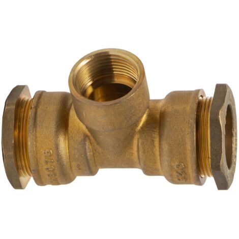 Accesorio en T hembra d25 3/4" latón
