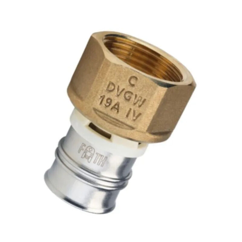

Racor hembra multicapa fijo de latón 26x34/26mm sin plomo