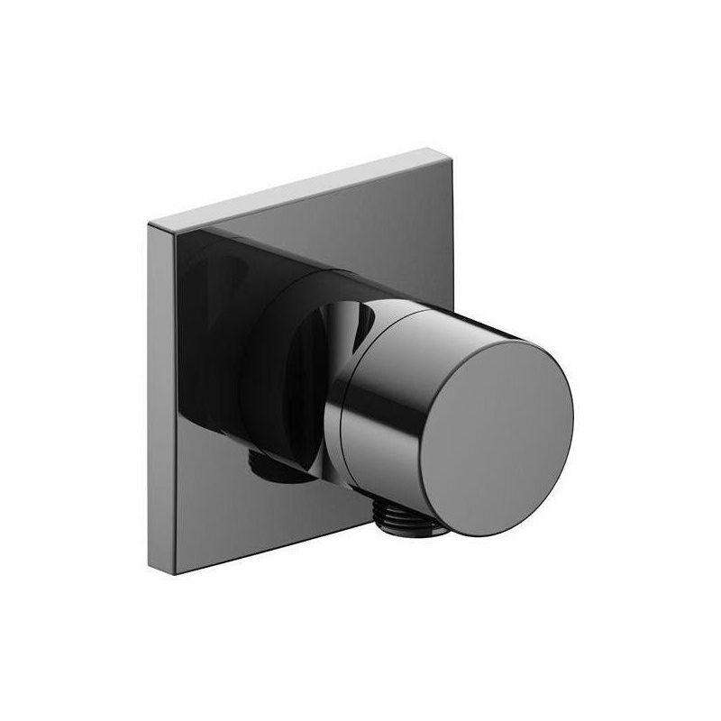 

Keuco - Válvula de cierre / desviador de 3 vías IXMO DN 15, empotrada, rosetón cuadrado con tirador IXMO Cromo negro puro pulido