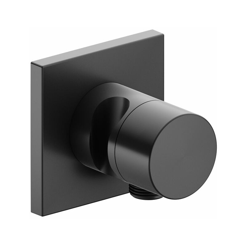 

Accesorio Keuco IXMO 59557, válvula de cierre y conmutación de 2 vías con conexión de manguera y soporte para ducha, empotrable, Pure handle, color: