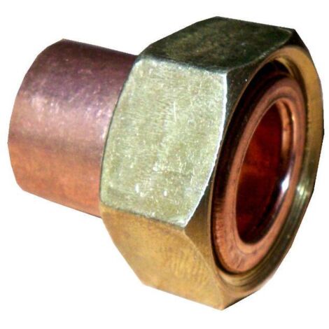 Accesorio Latón Soldar Fig. 359 Racor Loco 22x3/4 Junta Plana