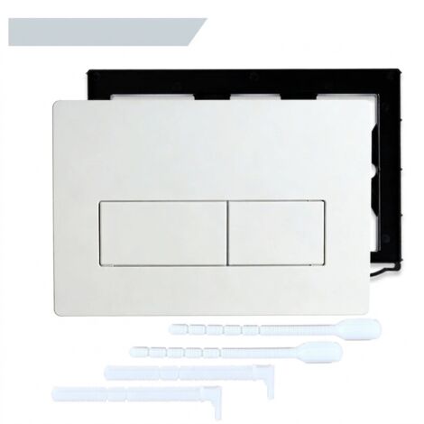 Accesorio para cisterna de inodoro empotrado Sigma, compatible con UP300/UP320, color blanco.