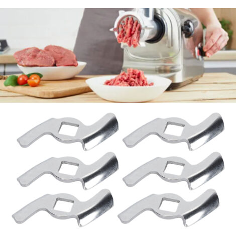 [Accesorio para picadora de carne] Juego de 6 cuchillas de acero inoxidable, duraderas, de fácil y rápido reemplazo, para la cocina, 63 g (2,22 oz)