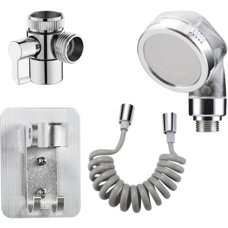 Accesorio para rociador de grifo de fregadero, juego de accesorios para cabezal de ducha, grifo de bañera, manguera de extensión para fregadero de cocina, baño, lavandería, 2 metros