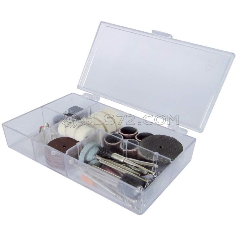 

KIT SET DE 64 HERRAMIENTA ACCESSORIOS PARA MINI TALADRO DREMEL - Scheppach