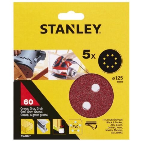 Accesorio Stanley 32027XJ 5 Lijas Ø125 Velcro G-060