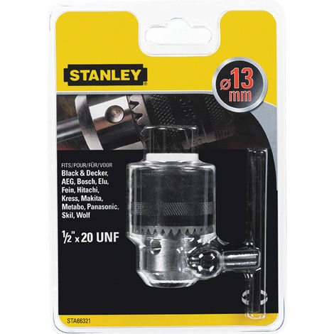Accesorio Stanley 66321QZ Portabrocas rosca hembra 1/2X20 13+Llave