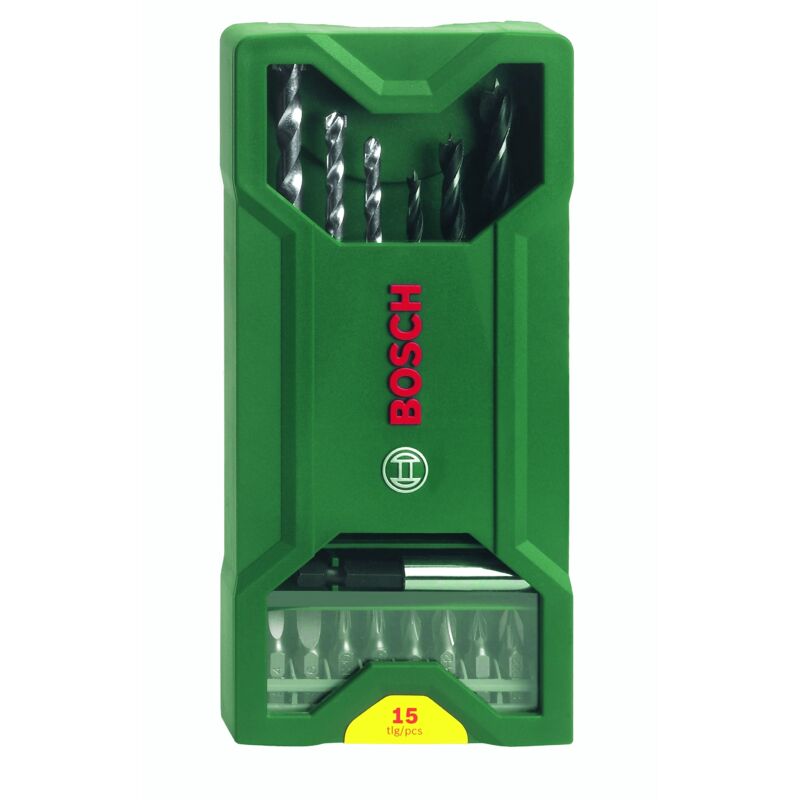 

BOSCH 2607019579 Mini X-Line con 15 unidades para taladrar y atornillar