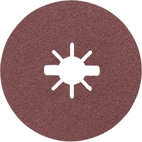 Accesorios 2608619176 Discos de lijado de fibra Expert for Metal (para metales, X-LOCK, R444, Ø 125 mm, Grano 120, Orificio: 22,23 mm)
