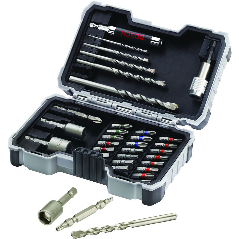 

BOSCH 2607017326 Set de brocas y puntas de atornillar (35 piezas) PH1