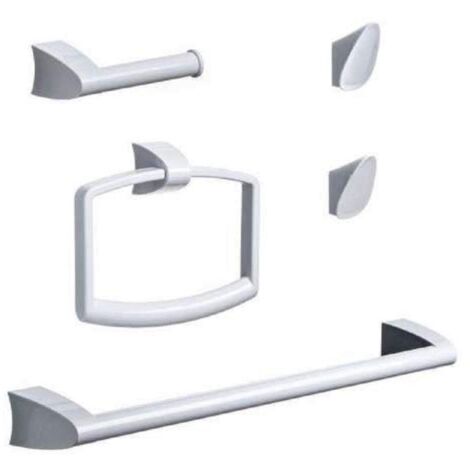 ACCESORIOS BAÑO COOL BLANCO 5 PIEZAS