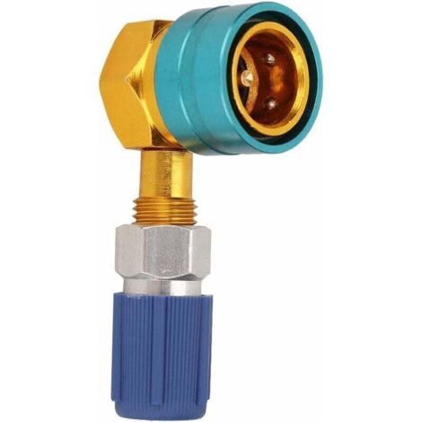 Accesorios de aire acondicionado para coche, adaptador de conexión rápida lateral de bajo voltaje R1234YF a R134A