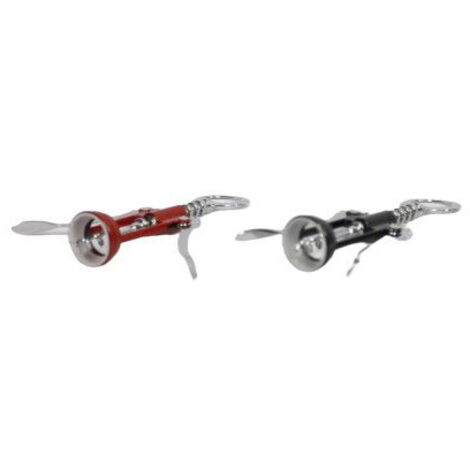 Accesorios de cocina y cocina, abridor de botellas multifunción de acero inoxidable (rojo) - RAPANDA