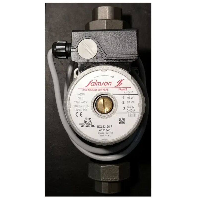

accesorios de hierro de 180 mm + elenco Salmson NXL53-25P Circulator espaciamiento
