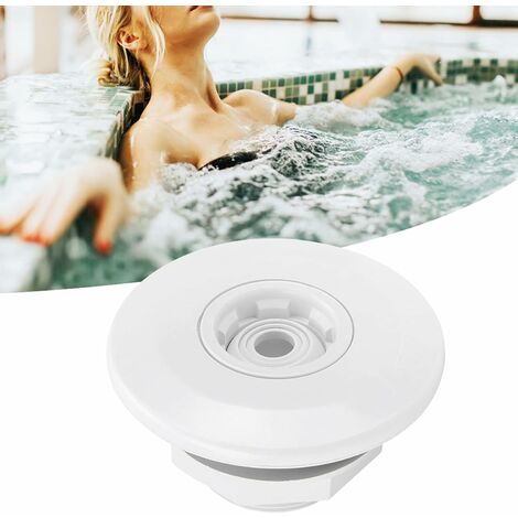 Accesorios de spa, rotación de 360 GRADOS Drenaje de piscina Nota Boquilla de masaje Boquillas de chorro de piscina para un fácil manejo del cabello y otra contaminación—BR-Vie