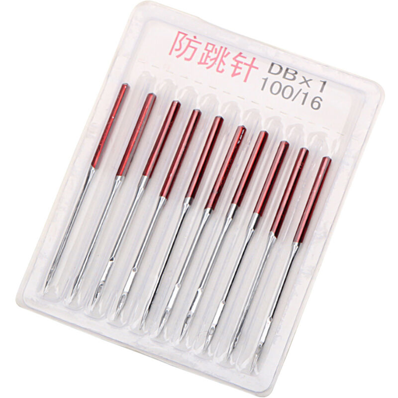 

Accesorios industriales de la maquina de coser de la aguja de la maquina de coser del Pin Anti-salto,Rojo, 10PCS