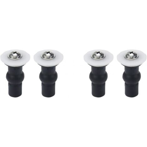 Accesorios para asientos de inodoro, paquete de 4 tornillos para bisagras de inodoro, fijaciones para asientos de inodoro