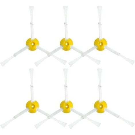 Accesorios para aspiradoras, cepillo lateral, compatible con Roomba series 800, 900, 860, 870, 880, 890, 966 y 980 (color: 6 cepillos laterales)