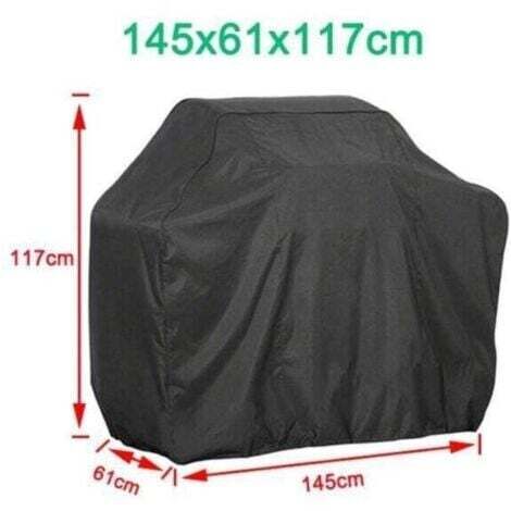 Accesorios para barbacoa, funda protectora impermeable, impermeable, 145 x 61 x 117 cm - INHHUB
