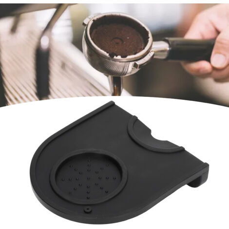 [Accesorios para café] Estuche para cafetera de émbolo, silicona de grado alimenticio, duradera, 59 mm de diámetro interior, flexible, alfombrilla antideslizante, abertura para utensilios de latte art